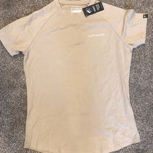 Tan Alphalete Performance Tee